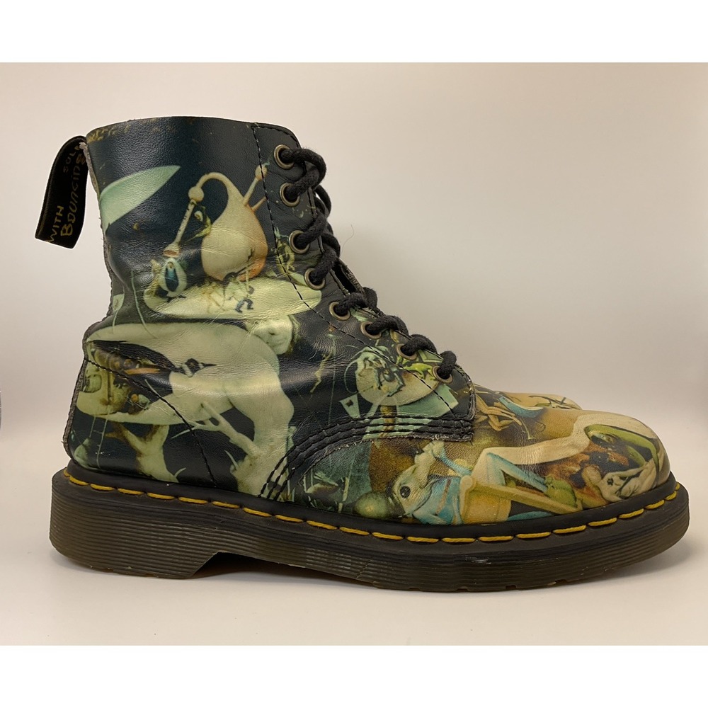Dr Martens 1460 Pascal Hieroneymus Bosch Hell Boots Dark Surrealism Womens 8